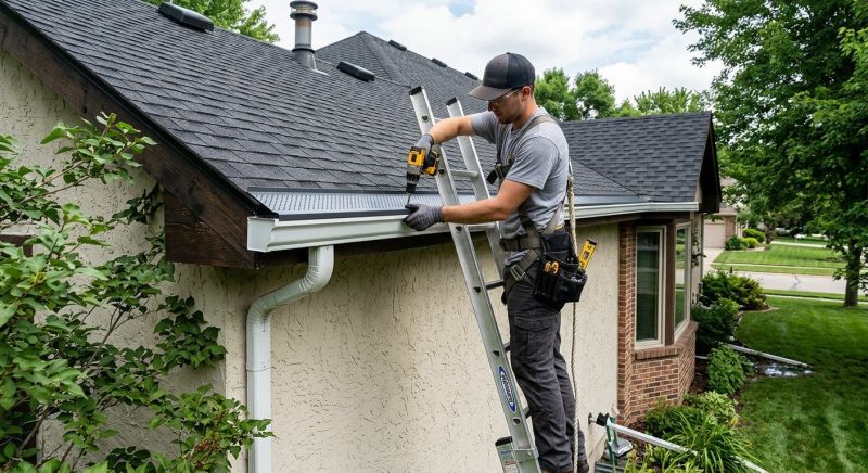 Gutter Cap Installation in Roseville, CA