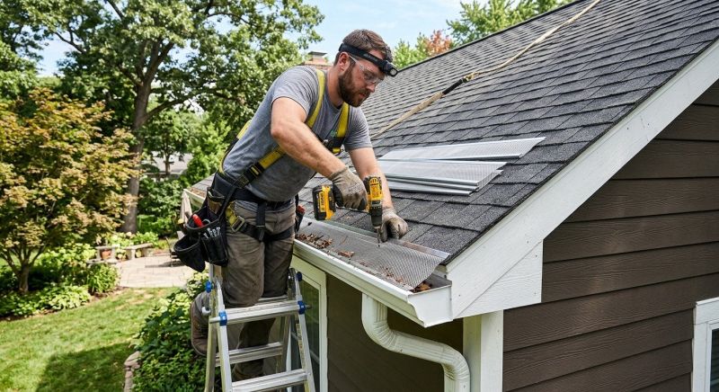 Gutter Filter Installation in Longmont, CO
