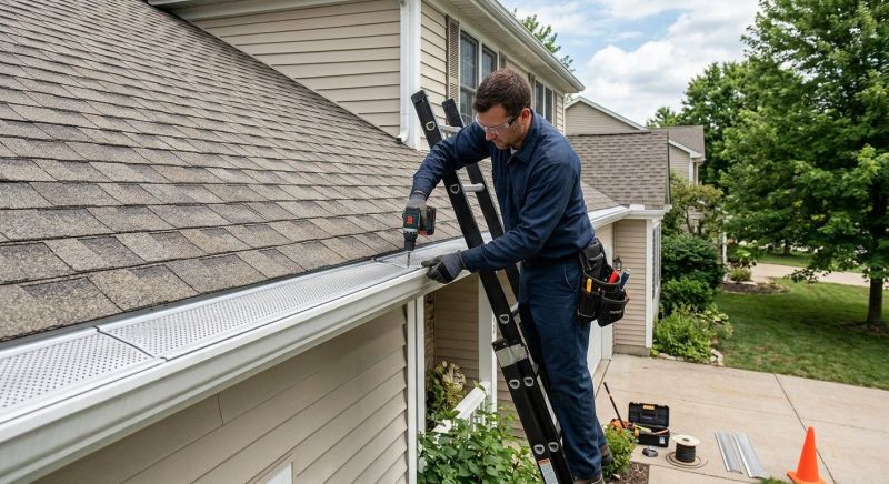 Gutter Filter Installation in Longmont, CO