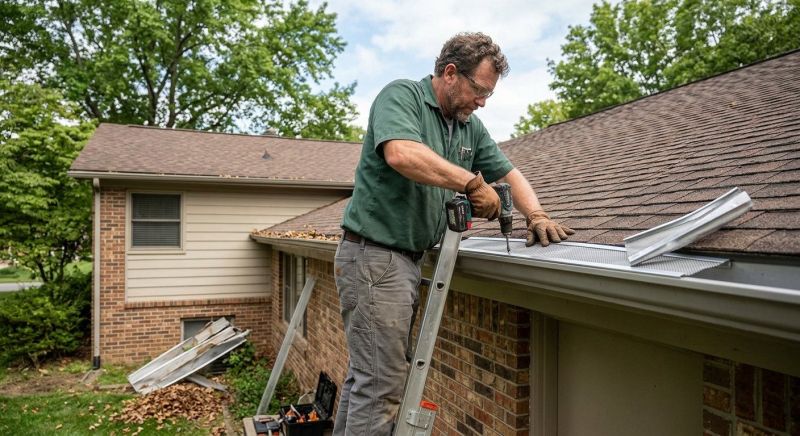 Gutter Screen Repair in Roseville, CA