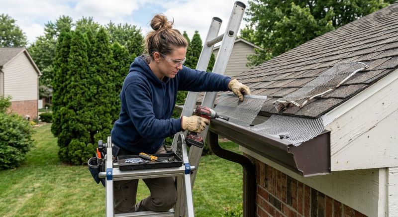 Gutter Screen Repair in Sacramento, CA